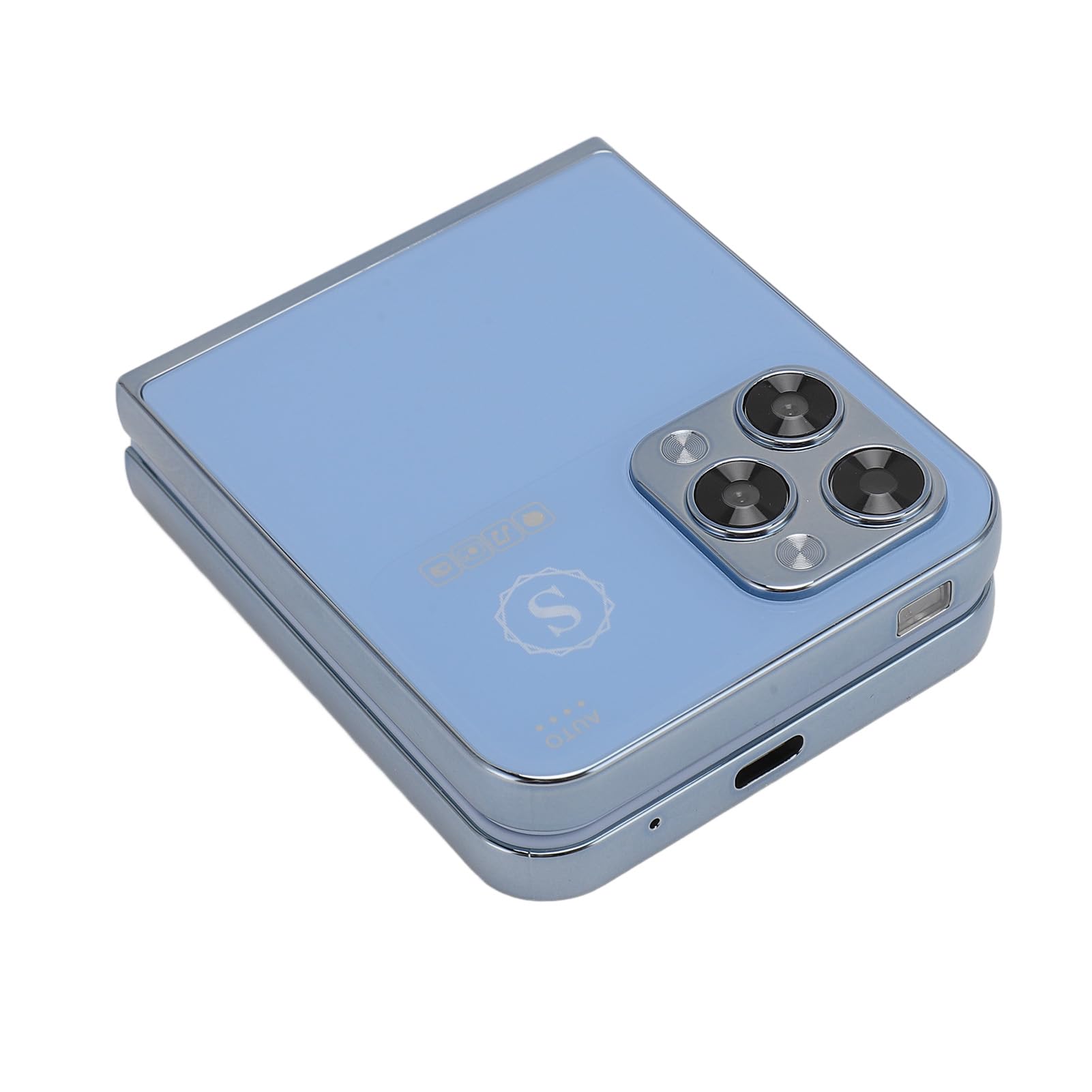 Bewinner Teléfono con Tapa Desbloqueado 2G para Mayores, Móvil con Botones Grandes y 4 SIM en Espera, Pantalla 2.6 Pulgadas (Azul)