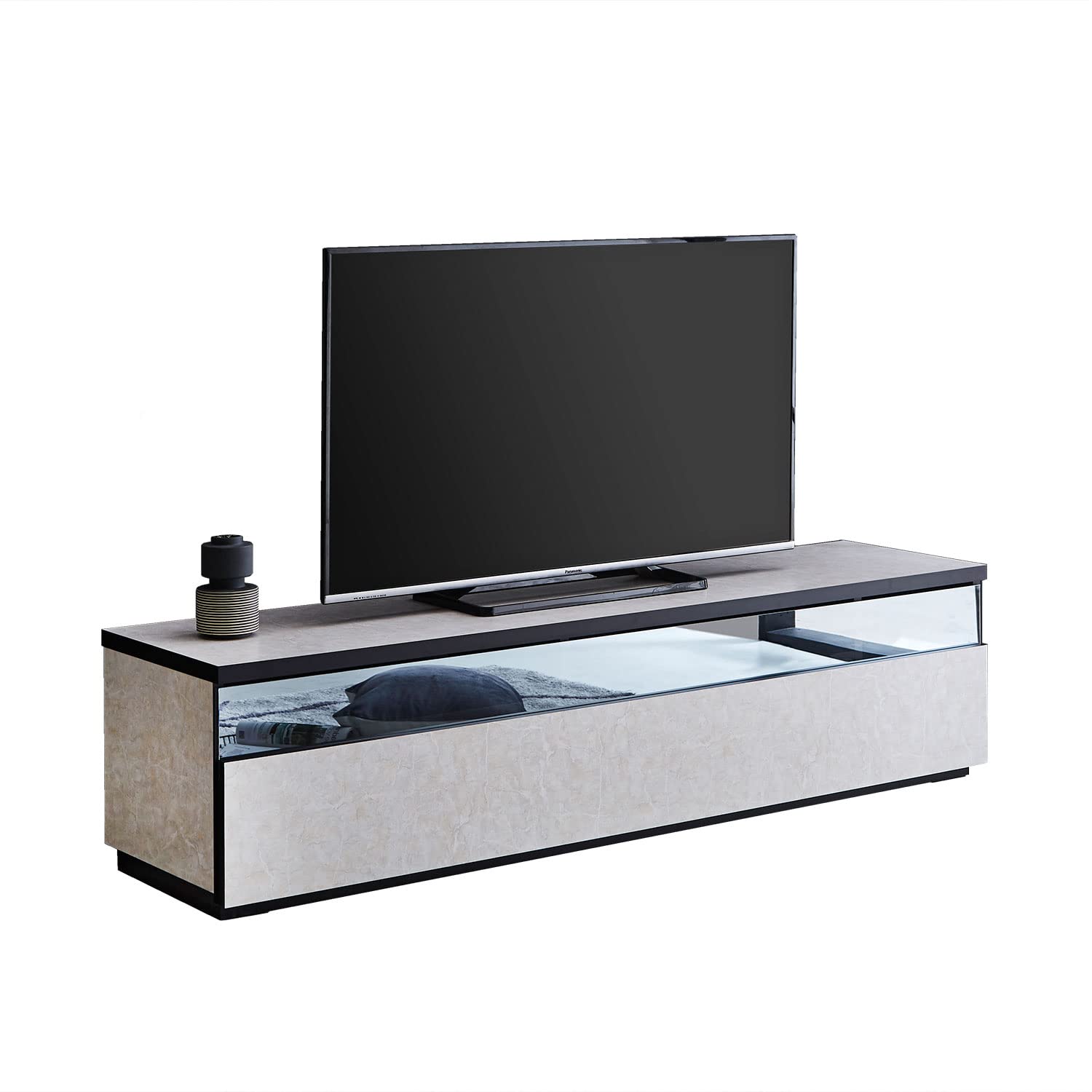 Amazon.co.jp: KAGUCOCO テレビ台 完成品 [フレッド 幅180cm ストーン 