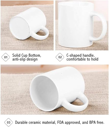 Miniatura 8 de InterestPrint - Taza de café con monograma personalizado con nombre e inicial, taza de té personalizada, regalo para mujeres, hombres, niñas, niños,