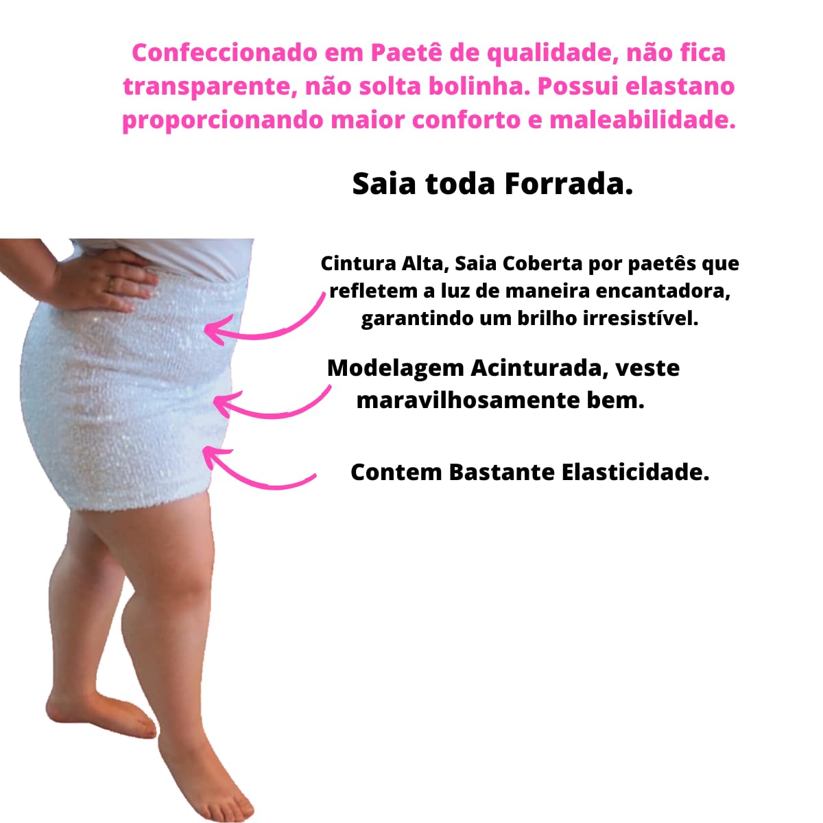 Saia Paetê Balada Feminina Cintura Alta Blogueira Balada em promoção! Veja a oferta e mais achadinhos de Saias 9 Hoje é o melhor dia para comprar Saia Paetê Balada Feminina Cintura Alta Blogueira Balada com aquele preço maroto! Promoção! Aproveite a oferta! 9