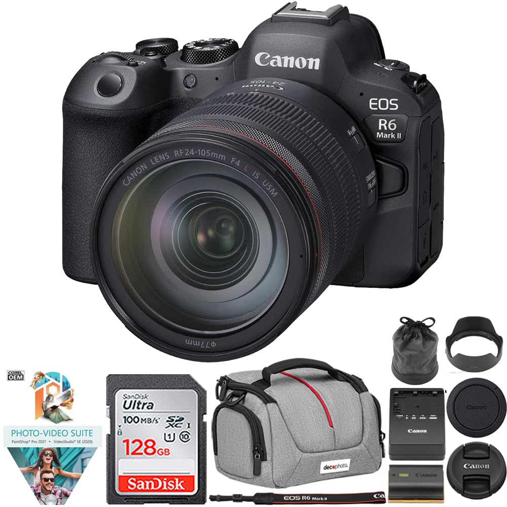 Amazon.com : Canon R6 Mark II Full-Frame 24.2 MP Mirrorless Camera