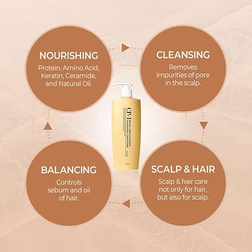 Miniatura 6 de CP-1 Esthetic House Brightening Complex Intense Nourish Conditioner 16.9 fl oz, Esthetic House, Cuidado profesional, Para el cuidado dañado