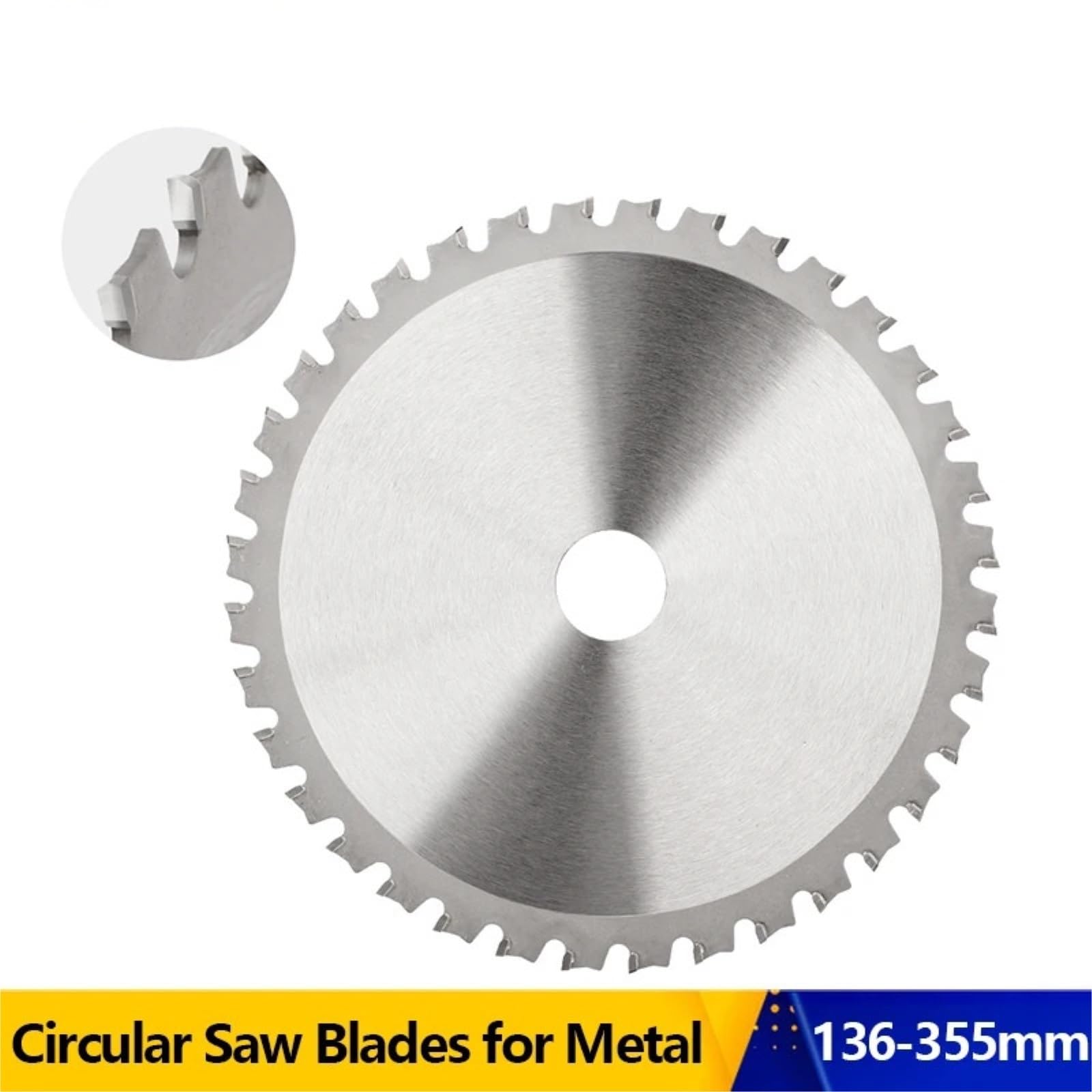 Brzeszczot do cięcia metalu 1PC brzeszczoty do pił tarczowych 136/150/180/230/305/355mm narzędzia cięcia metalu(165x1.5x1.2x20x40T)