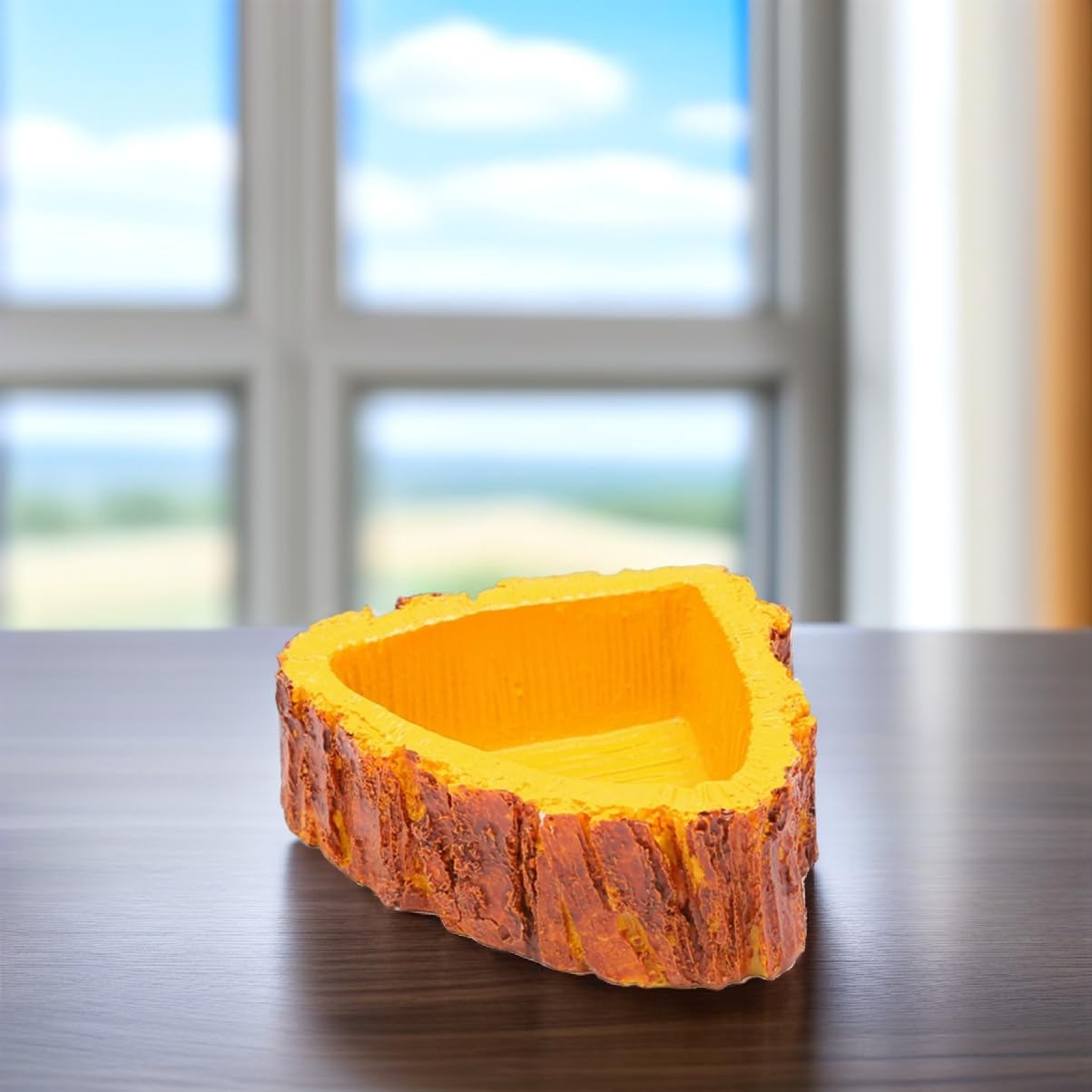 HOLIDYOYO 1Pc Reptiles Food Bowl Pet Eating Basin for Lizards and Design Great for Reptile Feeding and Home Decor