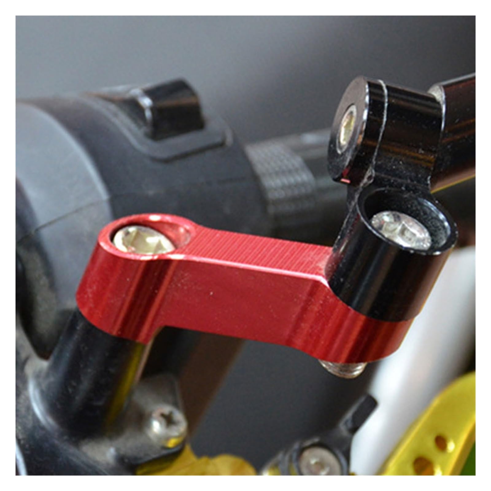 Lusterko ZaśLepki Dla S GSR400 GSR600 GSR 400 600 10MM Lusterka Wsteczne Motocyklowe Rozszerzenie Riser Extend Adapter(ZŁOTO)