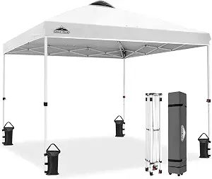 Eagle Peak 10x10 Pop Up Canopy Tent, White