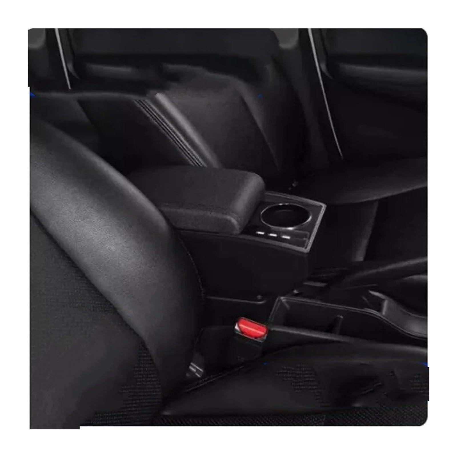 Car Armrests For Peugeot 208 2012-2018 Armrest Box Storage Car Holder Ashtray Interior Dedicated Retrofit Parts Accessories(M1 black line 3USB)