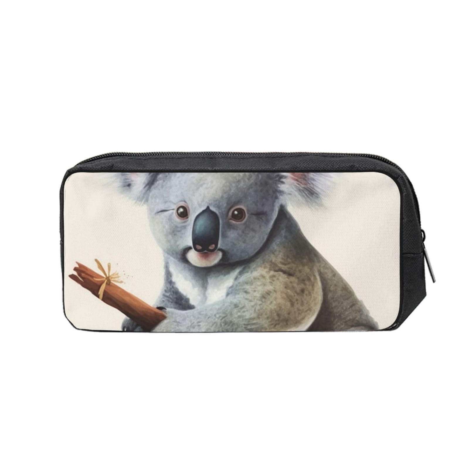FodPand Koala And Butterfly Pencil Case Large Capacity Pencil Pouch With Zippers Portable Waterproof Pencil Bag Makeup Pouch Cosmetic Bag For Women Men