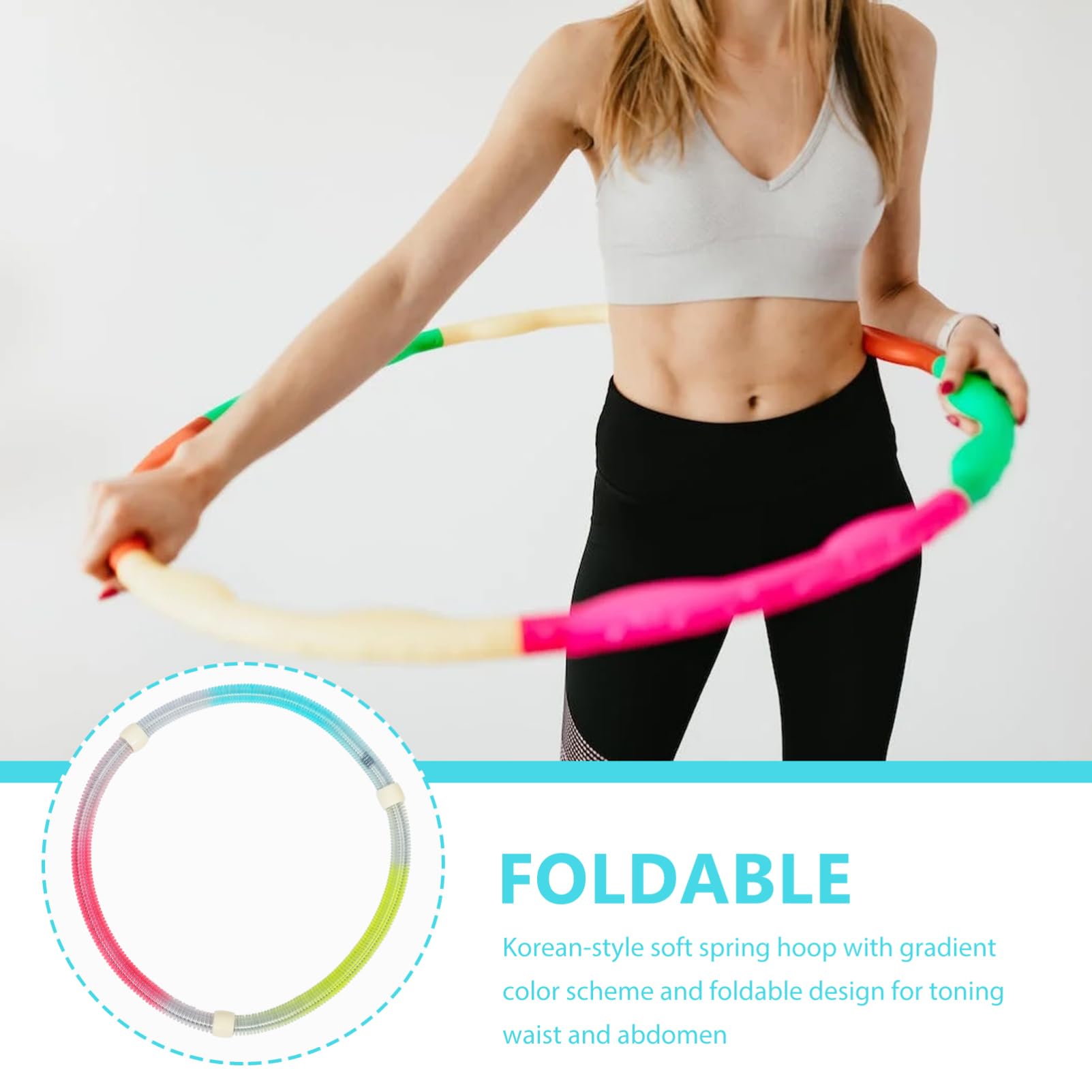 Toddmomy Équipement De Gym À Domicile Intelligent pour Lentraînement Cerceau Abdominal Prise Confortable pour Femmes
