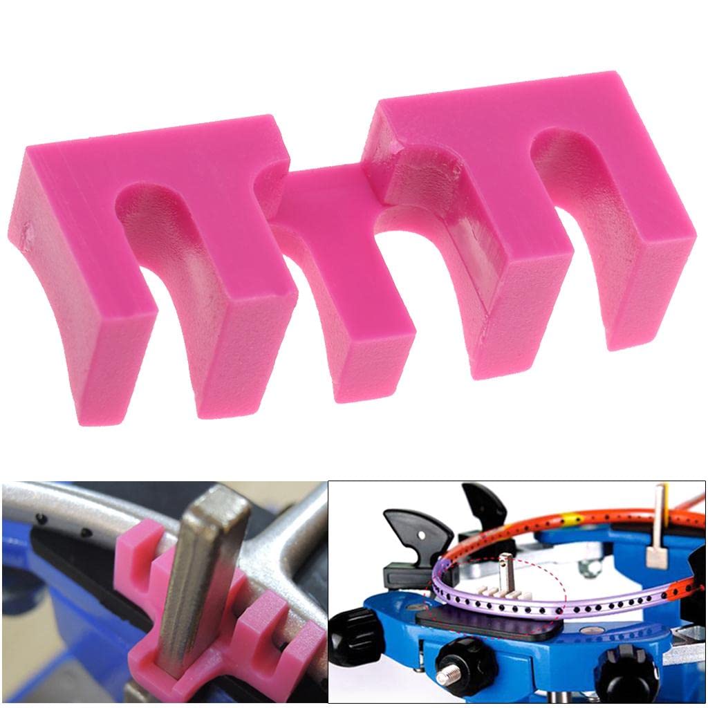 RNXRZANK Badminton Racket Stringing Load Spreader Tool, Rose Red, 3.5cm