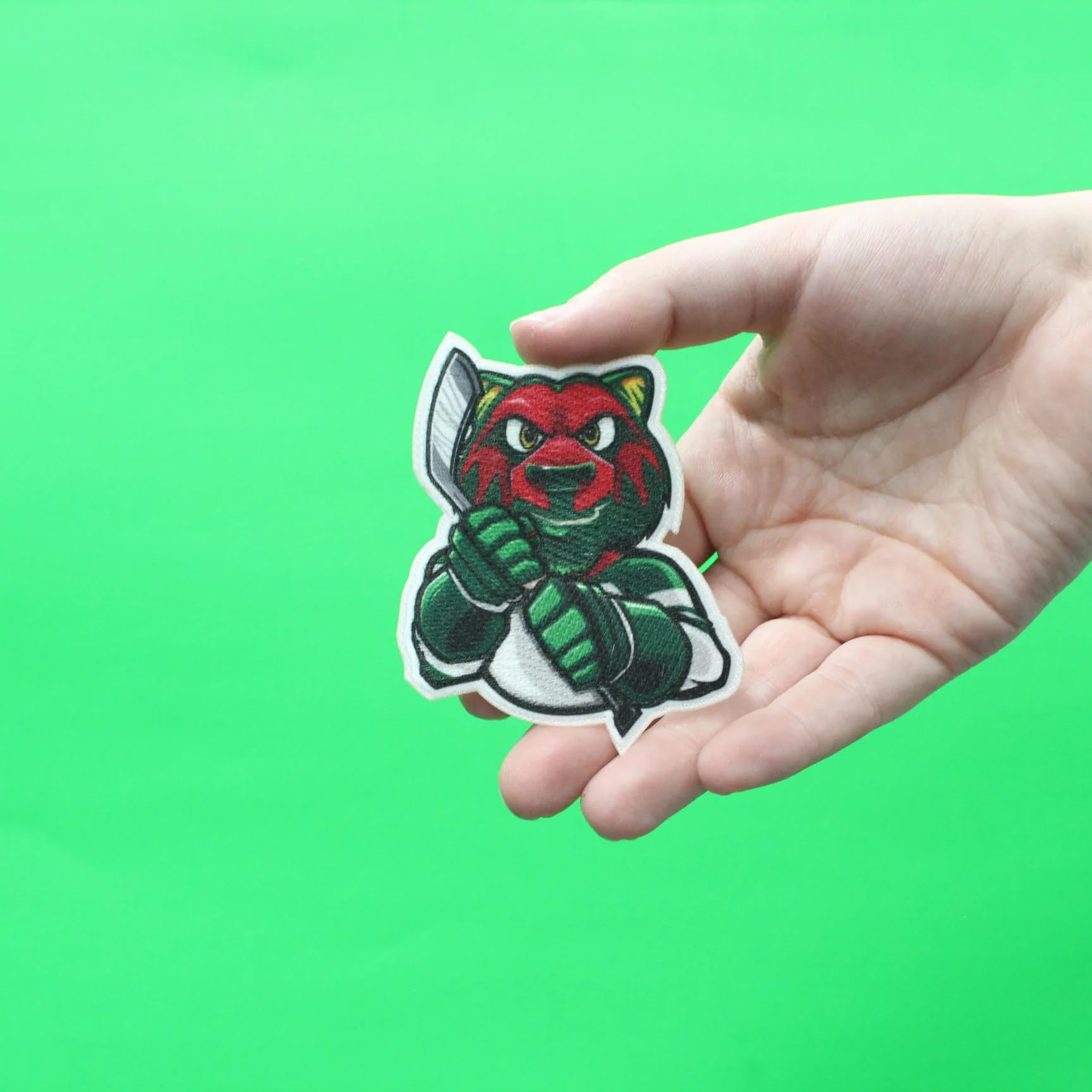 Minnesota Wild Animal FotoPatch Mascot Hockey Parody Embroidered Iron On