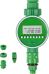 Controlador de Irrigação Automático, Irrigador com Temporizador Digital, Temporizador de Rega Operado por Bateria, Temporizador de Irrigação