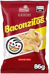 Salgadinho de Trigo Elma Chips Baconzitos Clássicos Pacote 86g
