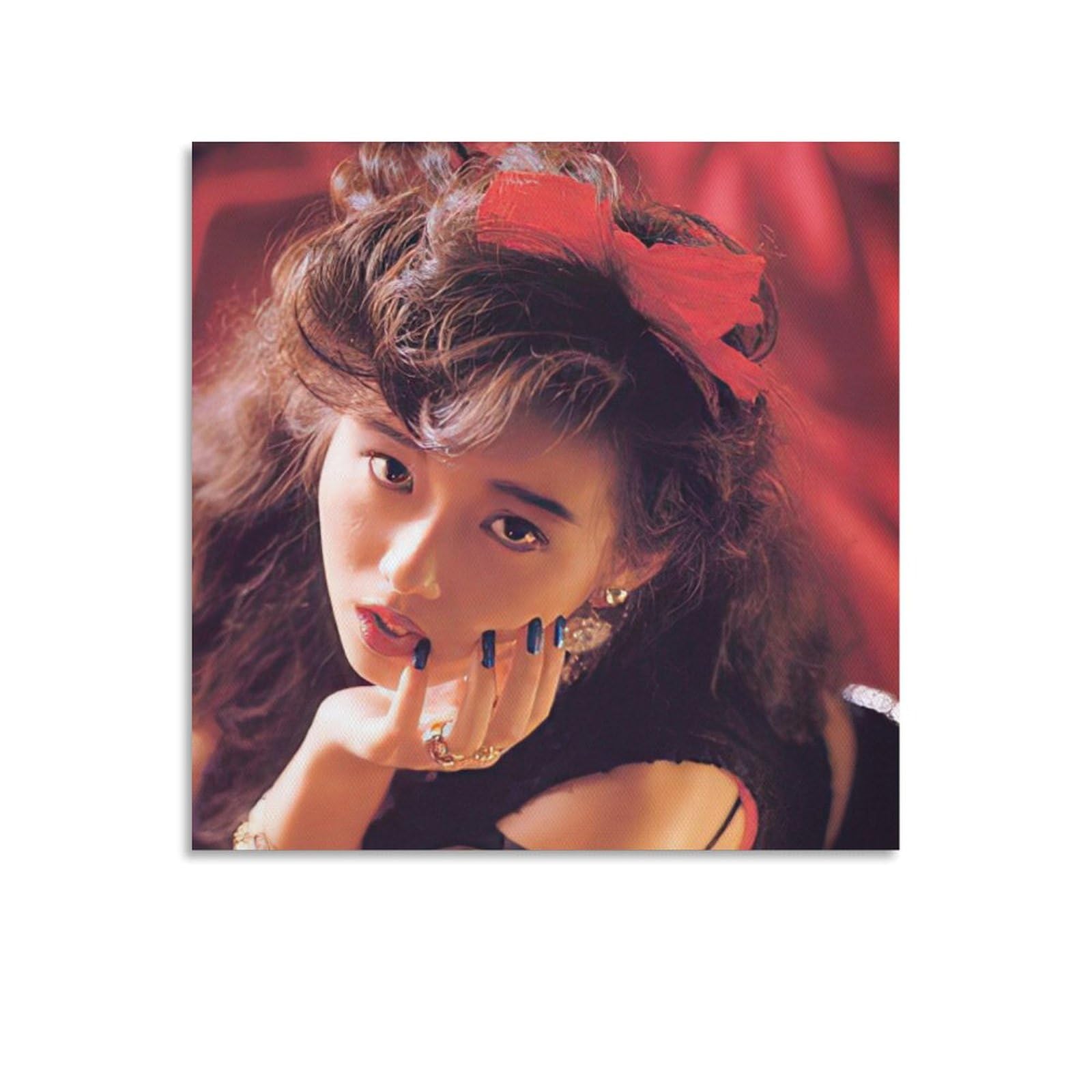 Amazon.co.jp: 浅香唯 歌手 若い頃 レトロ7 ポスター クール ポスター