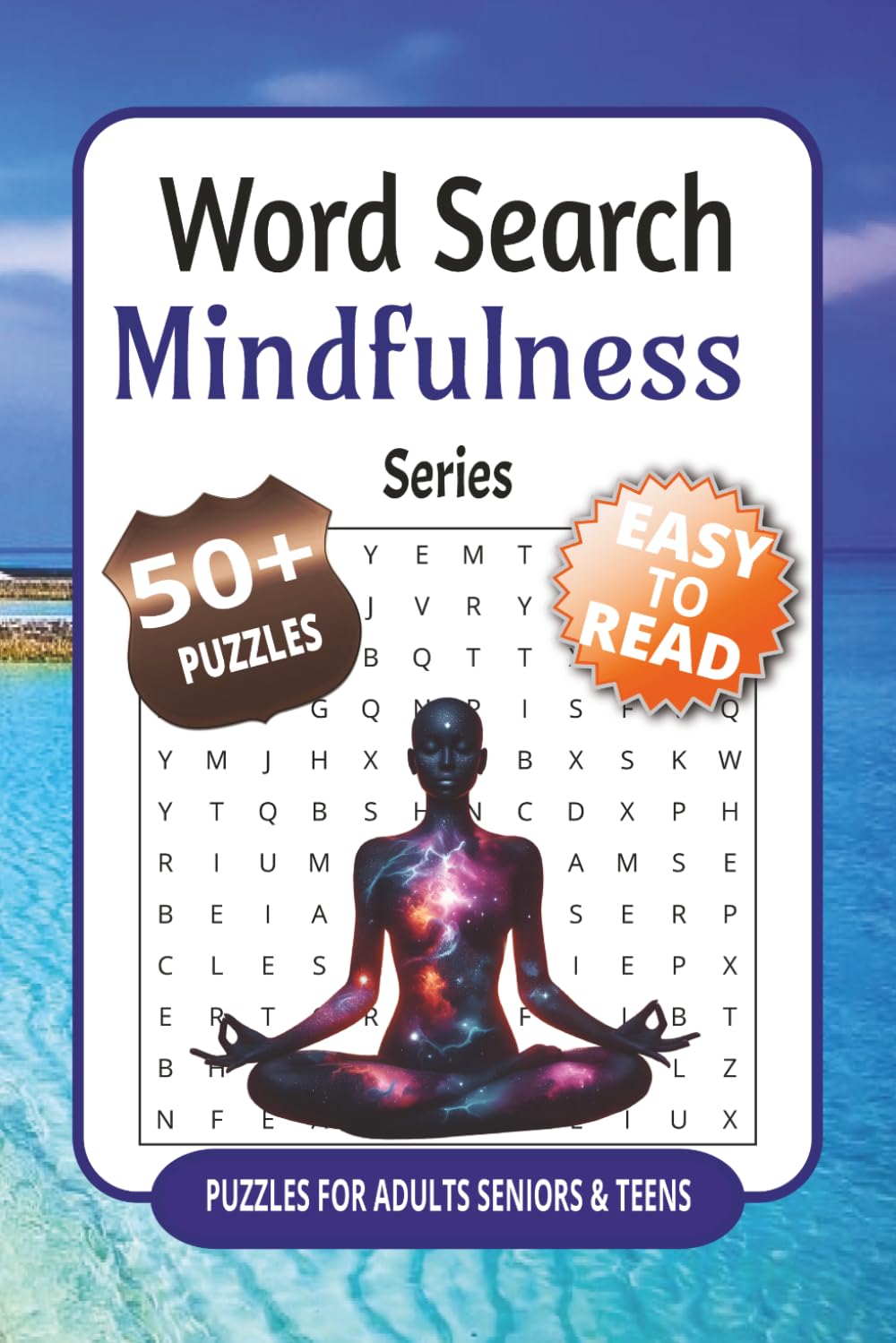 Word Search Mindfulness Series Book 1: Calming Word Search Puzzles with Easy to Read Print for Relaxation, Stress Relief, & Inner Peace. Brain ... 50+ puzzles. Gift for anyone seeking calm.