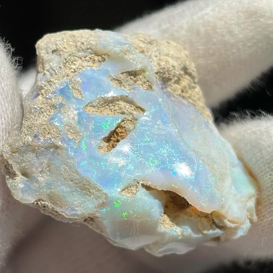 エチオピアオパール ラフ 2-7 鉱物標本　原石 大粒【100ct】エチオピア オパール 原石 天然石 鉱物 標本