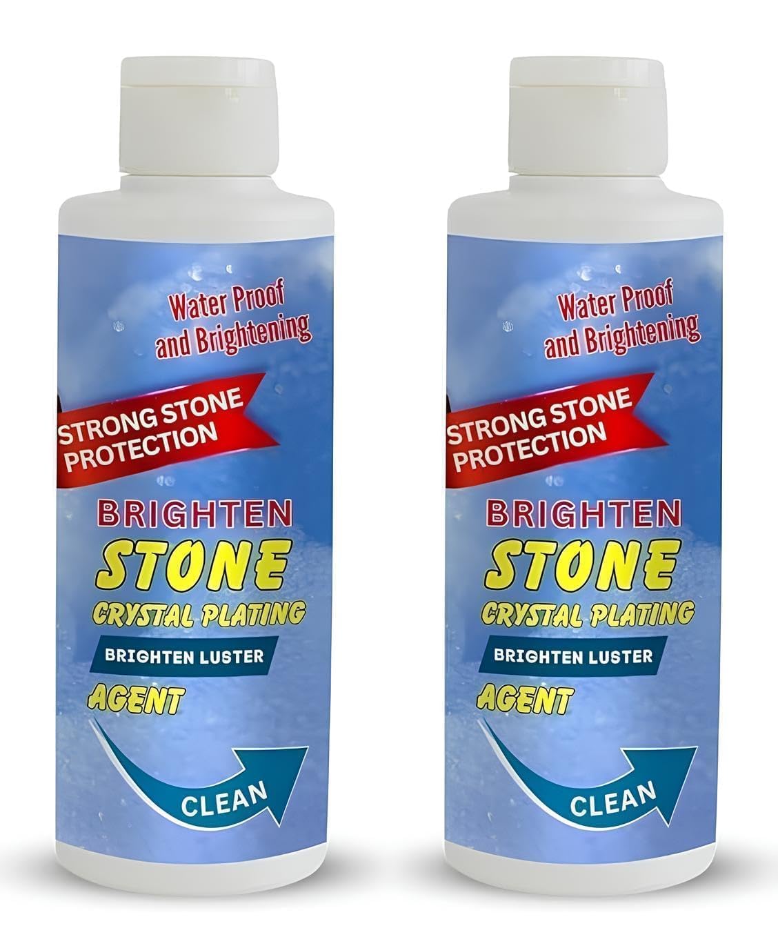 Crystal Plating Brighten Luster Agent Marble & Granite Floor Cleaner Help to Remove Stains Grease Grime Water Spots Fingerprints Smudges Ideal for Home and Office (Pack of 2) (B0D6S135CN) Amazon Price History, Amazon Price Tracker