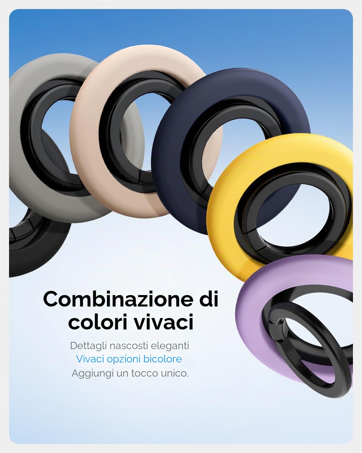 Spigen NanoPop MagFit Anello MagSafe per Telefono [Supporto a Cerniera Rotante] Compatibile con iPhone 17 17e 16 15 14 13 Pro e Cover MagSafe/Pixelsnap per Samsung S26 S25 Ultra, Pixel 10 10a - Giallo