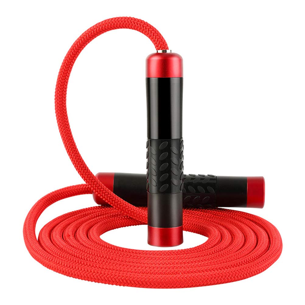 Fitness Springseil mit Gewicht Einstellbares Springseil für Effektives Training Ergonomische Griffe Langlebiges Material für Fitness und Gewichtsmanagement