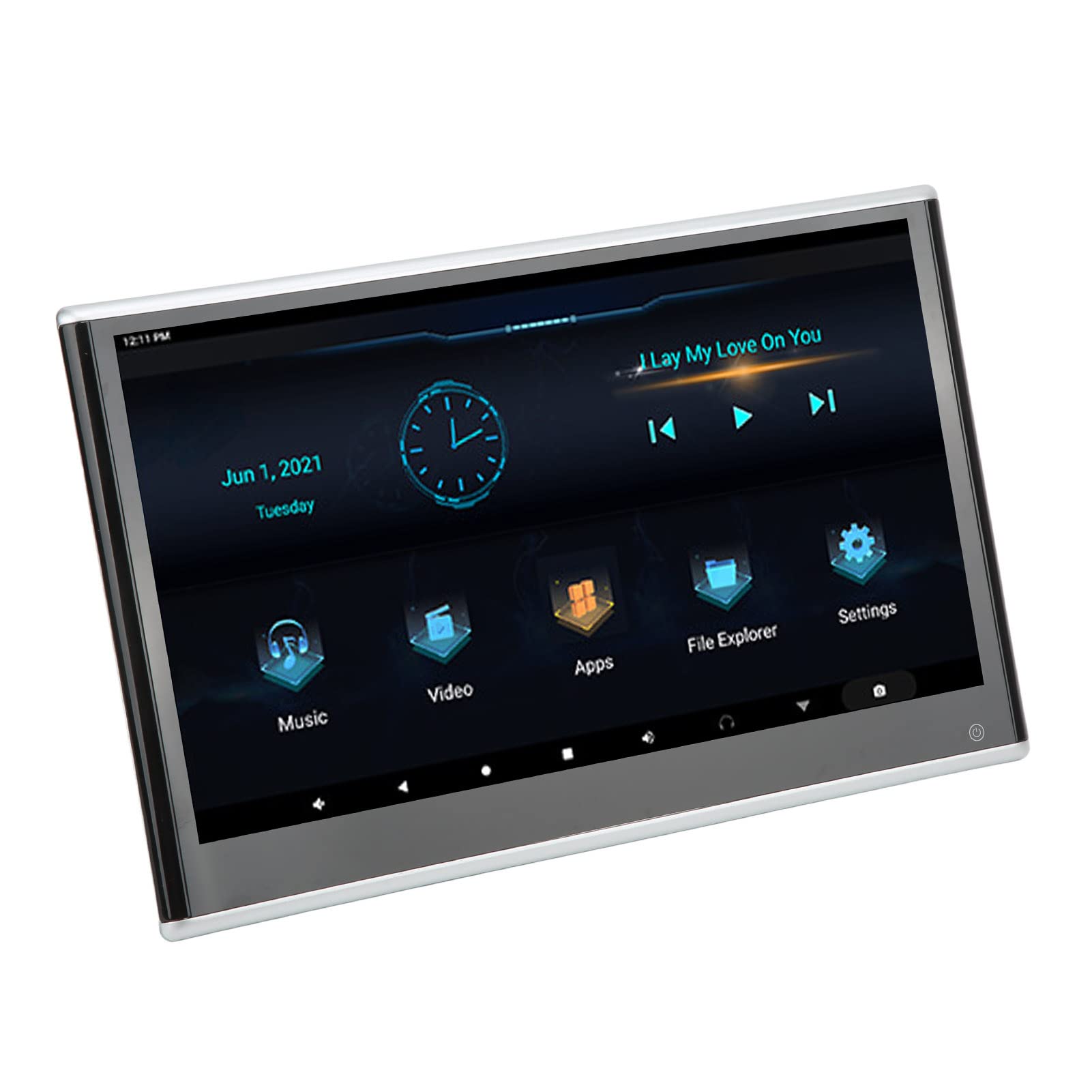 Reproductores De Vídeo Para Reposacabezas De Coche Vomeko: Entretenimiento Para El Asiento Trasero De 13,3 Pulgadas Con Android 9.0, Estéreo Para Coche Bluetooth, Tabletas 4K Con Pantalla Táctil IPS