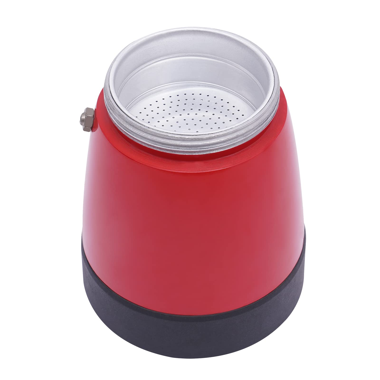 Caffettiera elettrica 300 ml, macchina per caffè espresso piccola e compatta per 1-6 tazze, Moka Pot con base girevole a 360°, ideale per casa, ufficio e viaggi