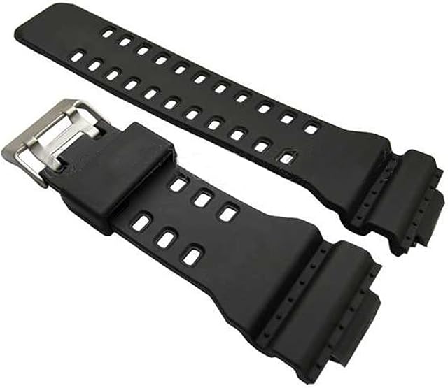 GA-100 Black Rubber Replacement Watch Strap for Casio G Shock GA100 Generic Strap