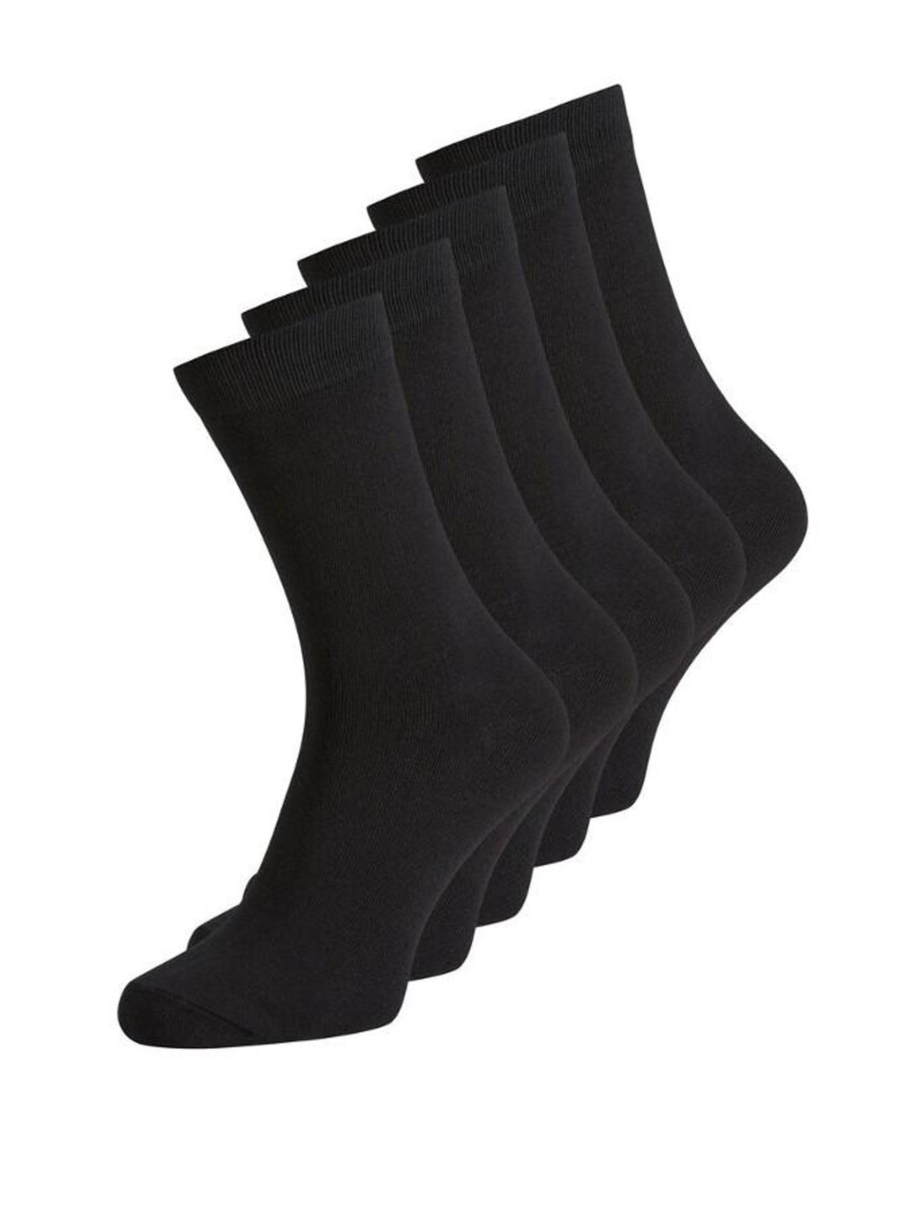 Jack & Jones Men's Jens 5-Pack Socks (pack of 5) One Size Black