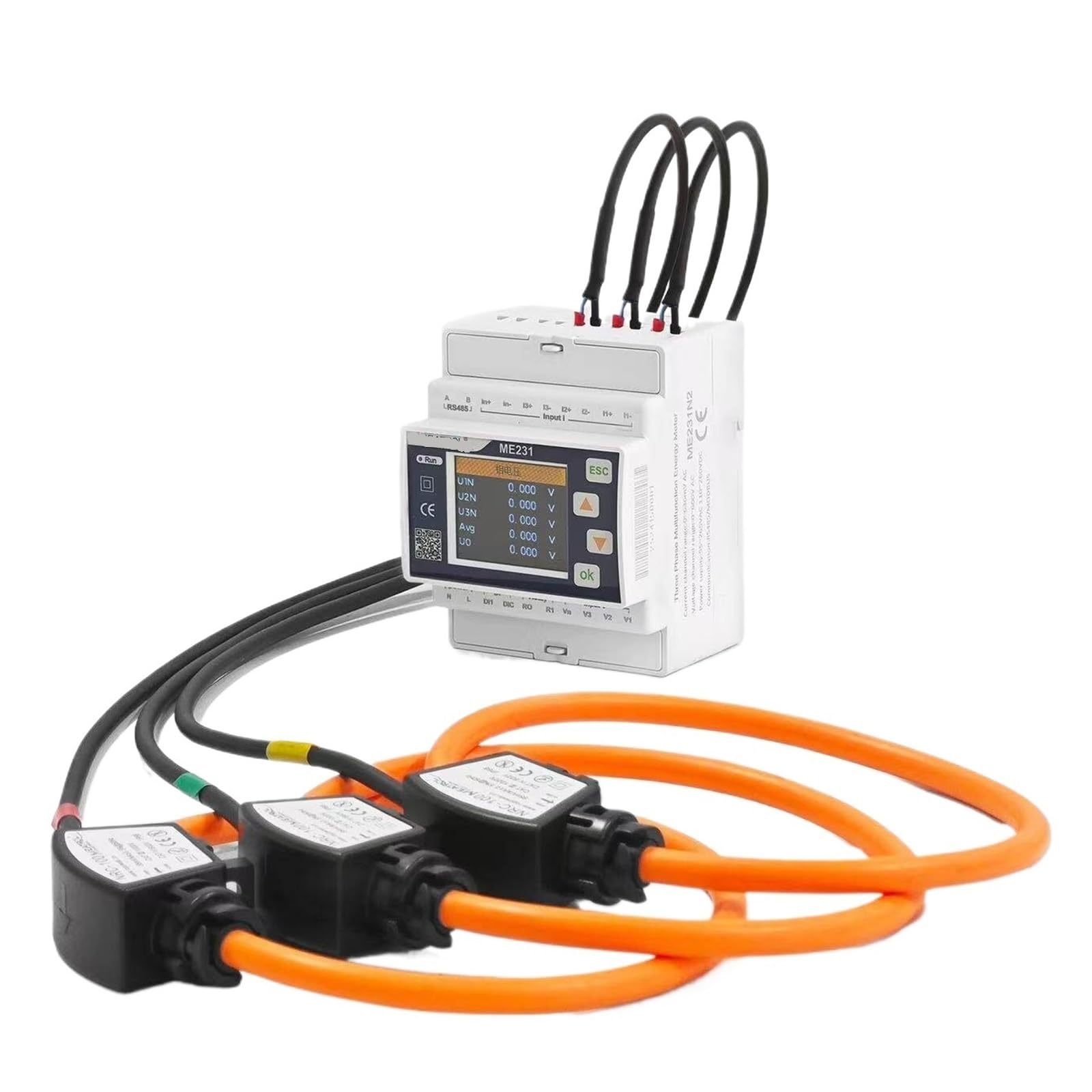 LNHHG Power Quality Analyzer ME231 Three-phase Electricity Meter For Measurement, Power Monitoring, And Harmonic(10 3000A/150mm inner diameter)