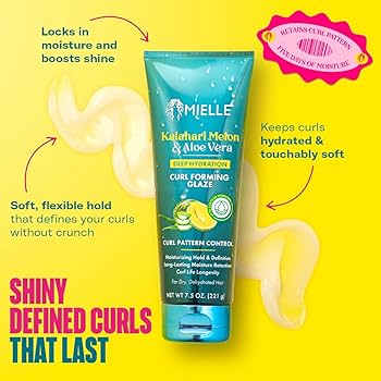 Amazon.com : Mielle Curl Forming Glaze - Kalahari Melon & Aloe