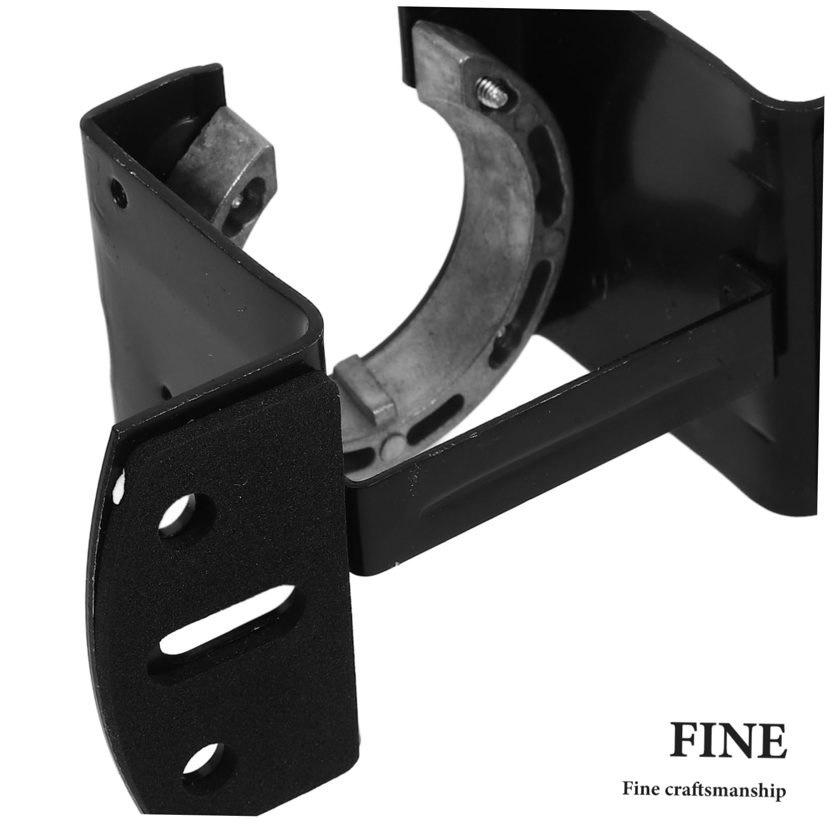 Yardenfun Kit de Montaje para Ventilador de Techo Soporte de Instalación para Techos Inclinados Adaptador Compatible Varios Hierro Resistente Fácil de Instalar para Hogar Color Negro