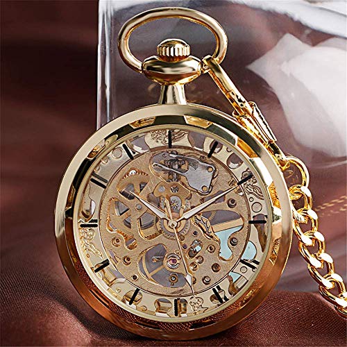 NOALED Pocket Watch Steampunk Watch for Men Women Hand Winding Mechanical Pocket Watches Silver Gold Bronze Balck Pendant with,Pocket Watch Stand Wood (Full steampunk buy now online NOALED Pocket Watch Steampunk Watch for Men Women Hand Winding Mechanical Pocket Watches Silver Gold Bronze Balck Pendant with,Pocket Watch Stand Wood (Full steampunk buy now online