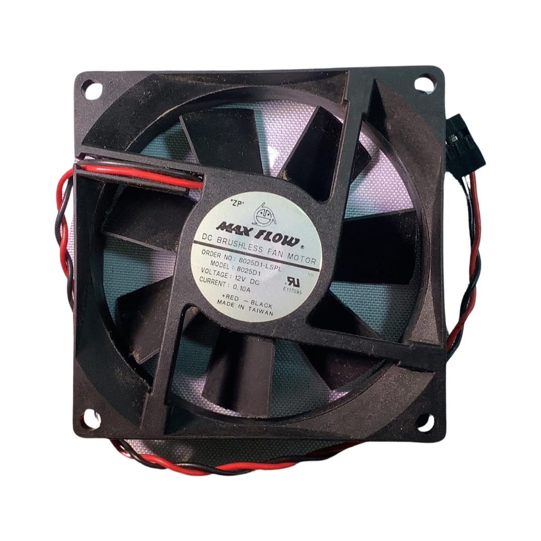 MAX FLOW Maxflow 12V 0 10A 80X25Mm 2 Wire 3 Pin Fan 8025D1 Lspl 80X80X25Mm Dc Brushless