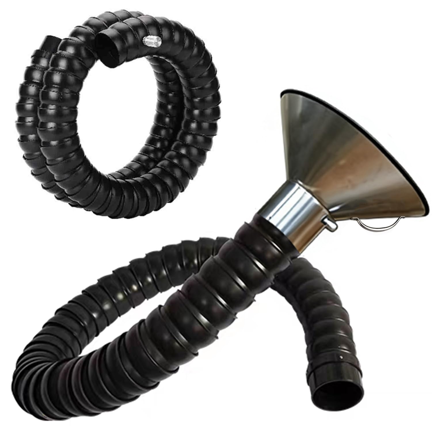 Brazo Articulado Para Extracción De Humos, Manguera De Succión Flexible De 45-200mm Con Válvula Ajustable, Para Soldadura, Laboratorio, Recogida De Polvo(L 1.5m*ID 100mm)
