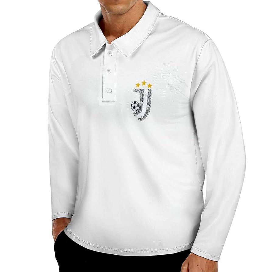 Amazon.co.jp: ユベントス ポロシャツ メンズ 長袖 ゴルフウェア