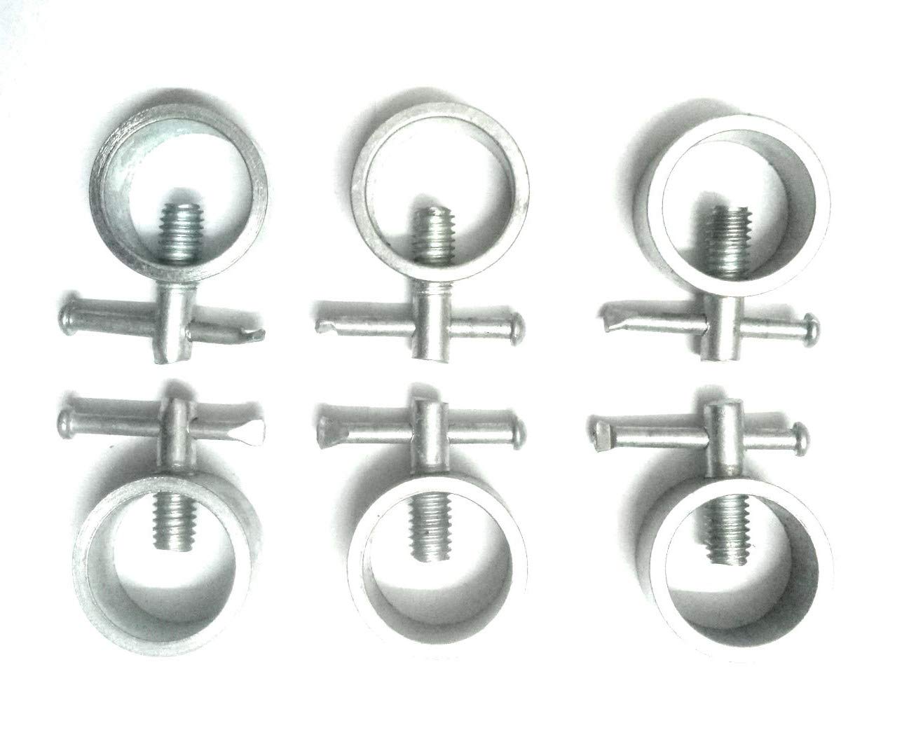Forever Online Shopping Gym Bar Painted Dumbbell Rod Locks (Silver, 27 mm Thick) - Set of 6 Pieces (B08R7T9MFV) Amazon Price History, Amazon Price Tracker