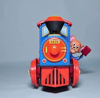トムとジェリー ブリキ 機関車 70s マスダヤ 昭和レトロ ビンテージ 当時物 Amazon | 1970年代 マスダヤ 増田屋 トム＆ジェリー ブリキ 機関