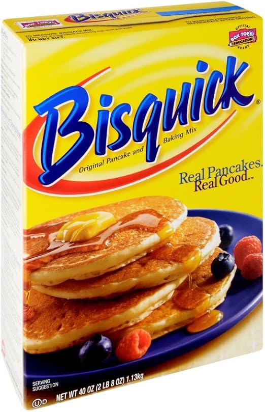Bisquick Original Pancake & Baking Mix 40 oz (Pack of 15) Biscuit Mixes Grocery
