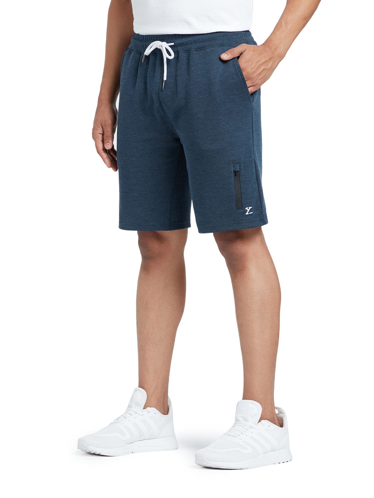XYXXMen's Hype Cotton Regular Fit Solid Shorts with Side Pockets and No Marks Waistband