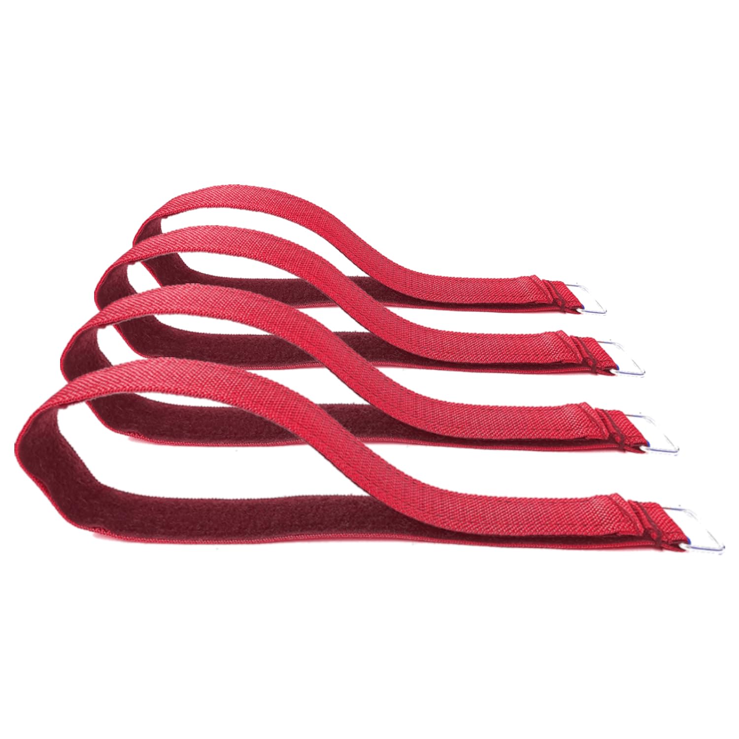 Clear & Sure quick release hook and loop fastener valcro tourniquet band (Red, Pack of 4) (B0BZ513T63) Amazon Price History, Amazon Price Tracker