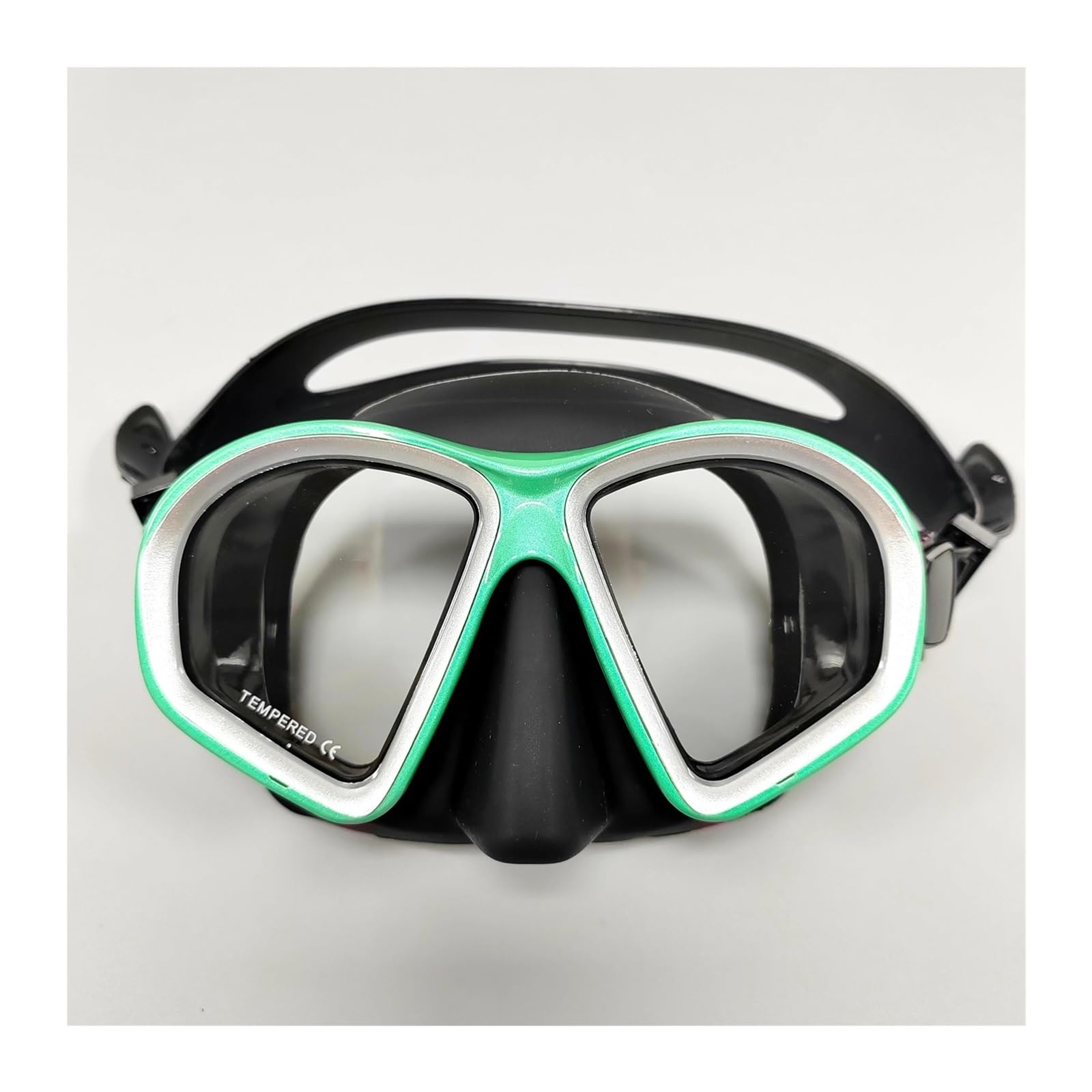 Masque Masques de plongée Masque de plongée sous-Marine Camouflage Anti-buée équipement de pêche au harpon Masque de Natation(Pink White)