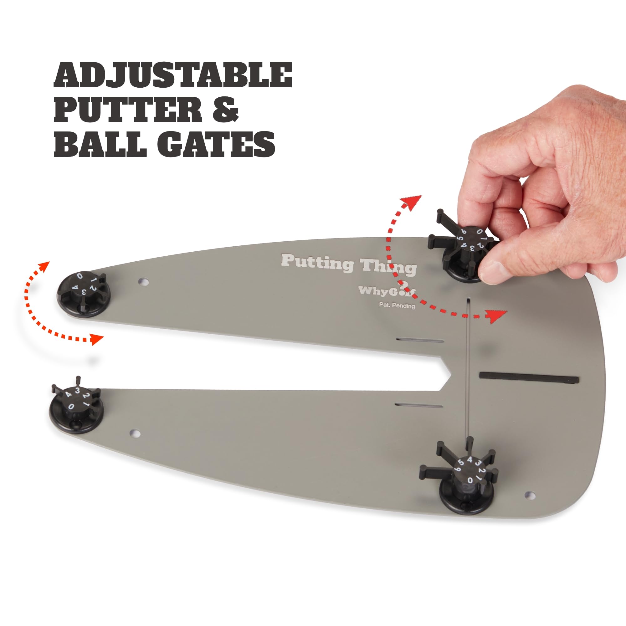 WHYGOLF Putting Thing Golf Putting Trainer for Improved Putt Accuracy Practice Green
