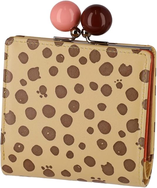 新品ツモリチサト✨二つ折り　財布✨ミニ財布　がま口✨ポルカドット✨イエロー Amazon | [ツモリチサト] ミニ財布 二つ折り財布 がま口 ポルカドット