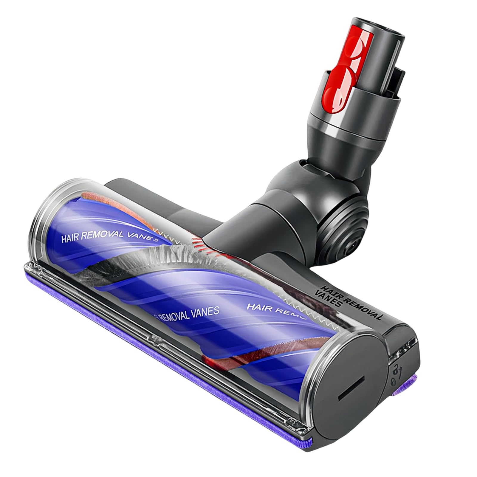 Upgrade Vacuum Head for Dyson V7 V8 V10 V11 V15 V15s and V11 Outside Direct Drive Cordless Vacuum Cleaner, Upgrade Anti-Tangle MotorHead Cleaner Roller Brush Turbine Tool Attachment