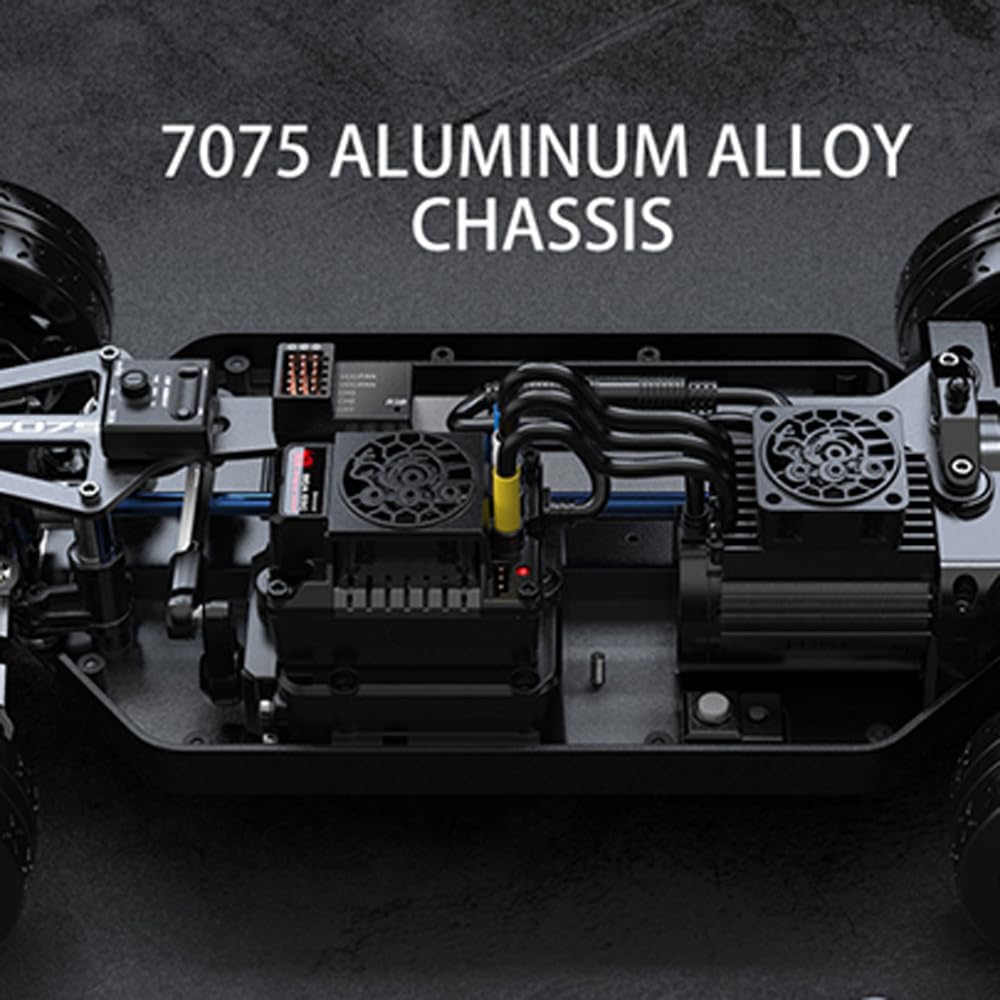 X-Verse MJX 10306 1:10 zdalnie sterowany samochód dla dorosłych, RC Drift Auto z bezszczotkowym silnikiem, 4WD RTR All Terrain Offroad Drift, baterie nie wchodzą w zakres dostawy (sprzedawane