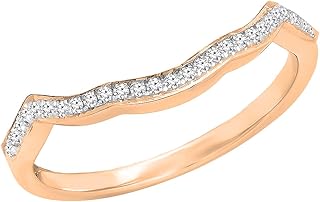 Correa apilable para boda (0,15 quilates, talla 32 cm), color blanco