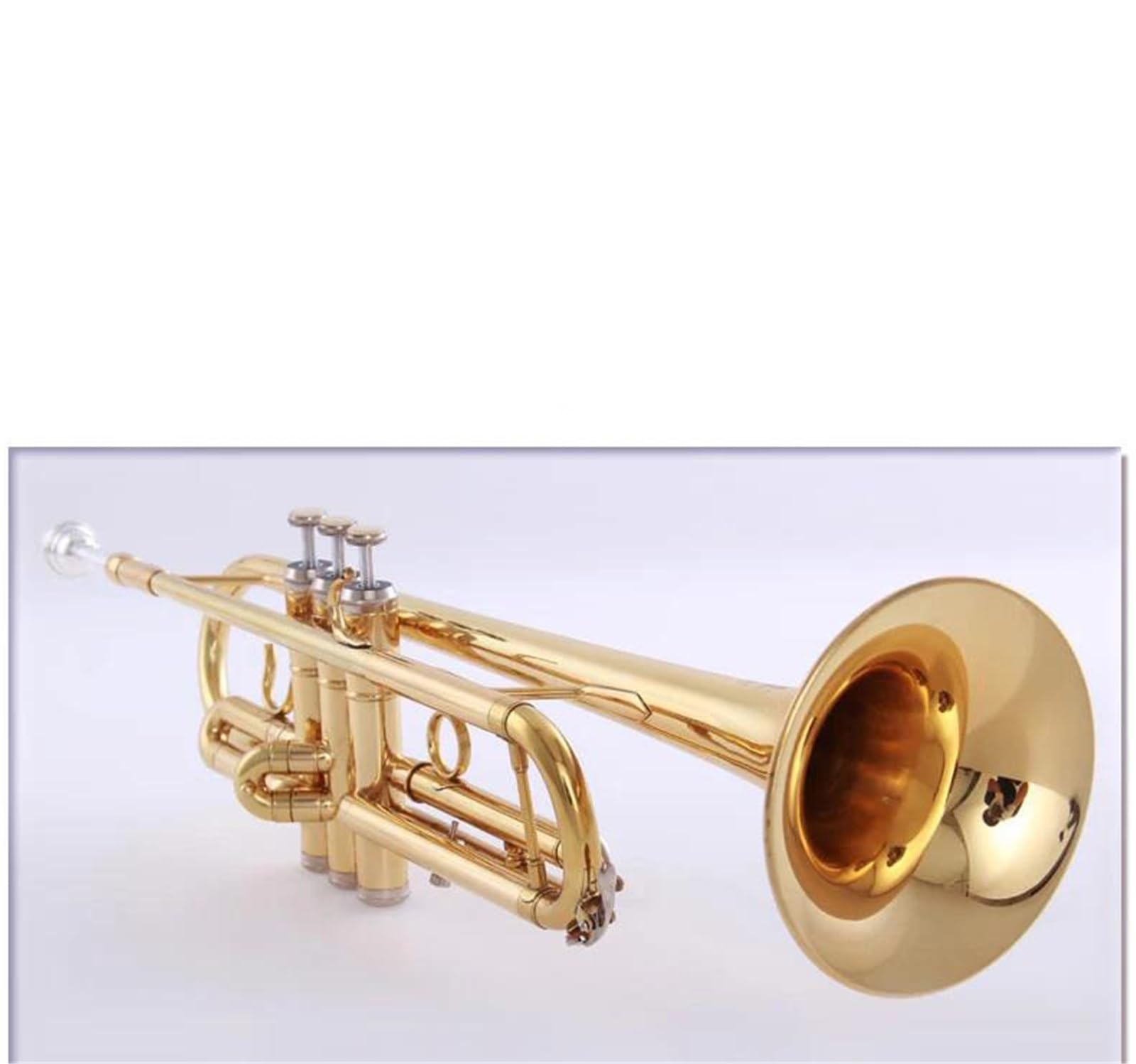 Zestaw instrumentów dętych blaszanych trąbka Trąbka Bb Złoty Mosiężny Bas