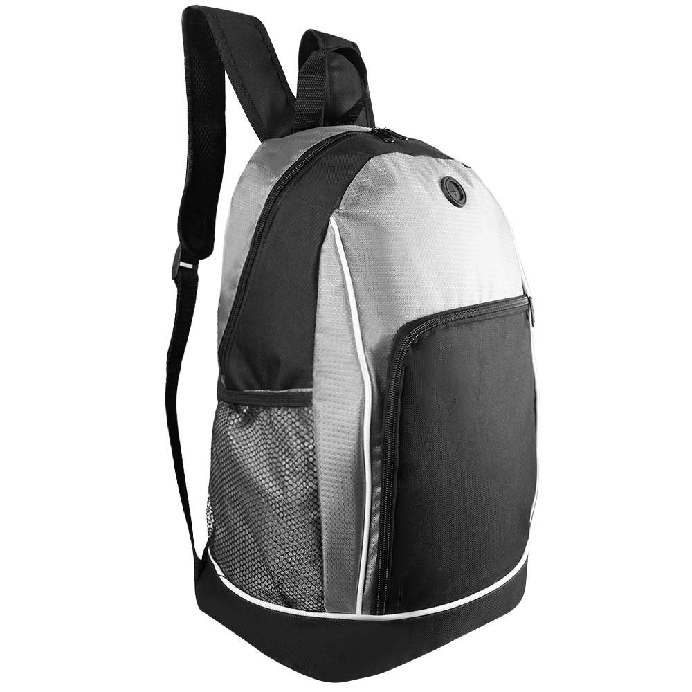 SumacLifeSportslite Lightweight Sports Travel Nylon Gr, Black/Gray