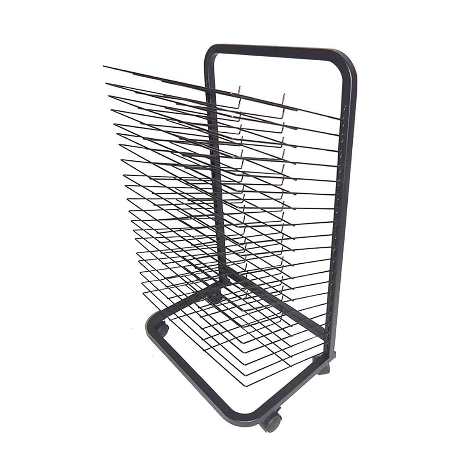 Aioneer 20 Layers Drying Rack, Mobile Drying Rack, Art Use, Drying Easel Art Studio, with Wire Rack, Space-saving Shelf