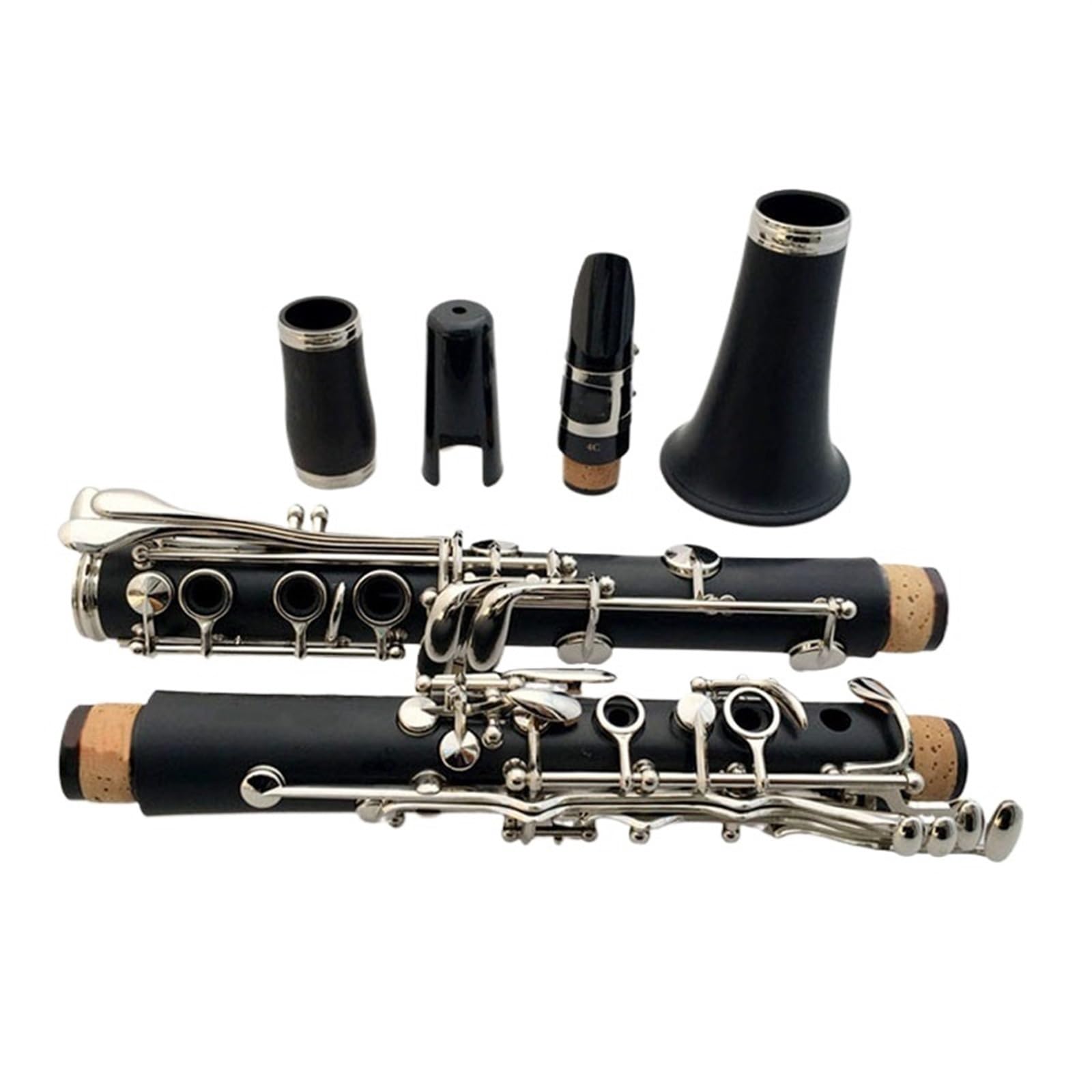 Clarinete Instrumento De Viento De Madera Clarinete Profesional De 17 Teclas En Si Bemol Clarinete De Baquelita Prueba De Grado Del Instrumento Rendimiento Para Principiantes