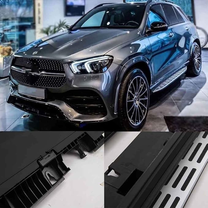 Estribos laterales pesados 600 lbs para Mercedes GLE W167 2020-2026 miniatura 3